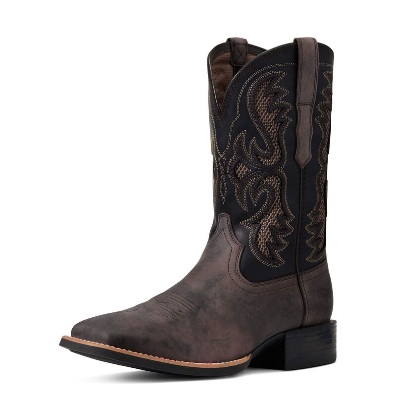 Ariat Sport Fresco Venttek - Miesten TummanRuskea/Mustat Bootsit ( ITQJZH-137 )